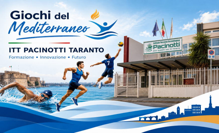 Il Pacinotti protagonista di Taranto 2026: dall'Atleta di Taranto ai campioni del Mediterraneo